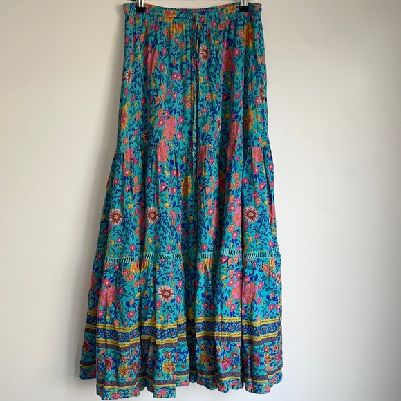 HELLO MOLLY | Boho floral tiered maxi skirt - Picture 4 of 9